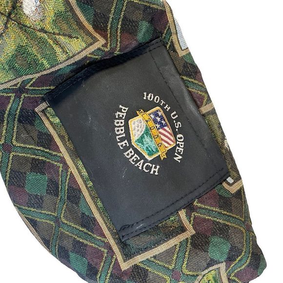 100th U.S. Open 2000 Pebble Beach Tapestry Stuff Bag with Carrying Handle - Picture 3 of 6